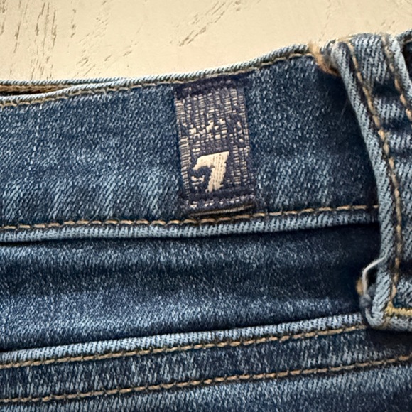 7 For All Mankind Dark Blue Roxanne Ankle Jeans 31 - Picture 2 of 10